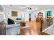 Spacious living room with hardwood floors and bright, natural light at 2069 Brightleaf Way # 123, Marietta, GA 30060