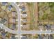 Aerial view of a home in Loganville, GA, with approximate lot lines at 509 Azalea Bloom Dr E at 509 Azalea Bloom Dr, Loganville, GA 30052