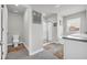 Bathroom featuring tile floors, double sinks, separate shower, and tub at 509 Azalea Bloom Dr, Loganville, GA 30052