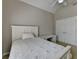 Bedroom with neutral paint, white furniture, and a ceiling fan at 1875 Briergate Dr, Duluth, GA 30097