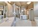 Large main bathroom features a double sink vanity and tile floor at 1875 Briergate Dr, Duluth, GA 30097