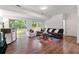 Finished basement living room with walkout at 6397 Autumn View Nw Trce, Acworth, GA 30101