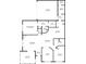 Detailed floor plan showcasing the layout of the home, including the living room, bedrooms, and kitchen at 104 Highlands Ridge Se # 1, Smyrna, GA 30082