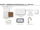Selections for a new kitchen: cabinet, countertop, backsplash, sink and faucet at 522 Pearl St, Cumming, GA 30040