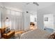 Bright bedroom features a ceiling fan, modern decor, and ample natural light at 800 Peachtree Ne St # 8509, Atlanta, GA 30308
