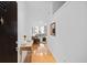 Entry hallway with modern decor, offering a glimpse into the open-concept living and dining areas at 800 Peachtree Ne St # 8509, Atlanta, GA 30308