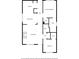 Detailed floor plan showing the layout of the kitchen, dining, living areas, bedrooms and bathrooms at 1283 Mercer Ave, East Point, GA 30344