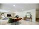 Finished basement with seating area and TV at 1550 Masters Club Dr, Sandy Springs, GA 30350
