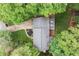 An overhead shot of a well-maintained home, showcasing its landscaping and driveway at 2871 Liberty Ct, Marietta, GA 30066
