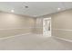 Spacious unfinished basement with carpet, neutral walls, and recessed lighting at 2871 Liberty Ct, Marietta, GA 30066