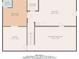 Floor plan showcasing the bedroom, storage, garage, and recreation room dimensions on floor one at 2871 Liberty Ct, Marietta, GA 30066