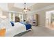 Spacious main bedroom with ample natural light, trey ceilings, and adjacent access to the main bathroom at 2871 Liberty Ct, Marietta, GA 30066