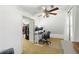 Bright office space with closet and view into a large walk-in closet at 6640 Stratford Pl, Cumming, GA 30040