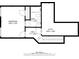 Floor plan of second story with bedroom, bathroom, and attic space, shows dimensions and layout at 912 Santa Anita Dr, Woodstock, GA 30189