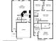 Detailed floor plan showcasing the layout of the home's first and second floors at 5575 Rock Place Ct, Norcross, GA 30093