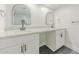 Bright bathroom with double vanity, quartz countertop, and modern fixtures at 6851 Roswell Rd # O-26, Atlanta, GA 30328
