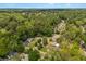 Aerial view of a neighborhood with mature trees, showcasing the community's lush landscape and setting at 1798 S Gordon Sw St, Atlanta, GA 30310