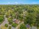 Expansive aerial view of a residential neighborhood with mature trees and city skyline in the background at 1798 S Gordon Sw St, Atlanta, GA 30310