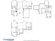 Collection of floor plans showing room layouts and property dimensions at 5293 Aldeburgh Dr, Suwanee, GA 30024