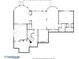 Detailed floor plan showing the layout of rooms, deck, and utility spaces at 5293 Aldeburgh Dr, Suwanee, GA 30024