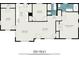 A floor plan for the house showing the layout of the rooms at 2308 Scotty Cir, Decatur, GA 30032