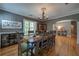 Elegant dining room with large table, chandelier, and stylish decor at 26 Kensington Rd, Avondale Estates, GA 30002