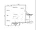 Detailed first floor plan featuring a living room, kitchen, bedrooms, porches and other various rooms at 26 Kensington Rd, Avondale Estates, GA 30002