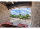 Spacious balcony with city view, brick walls and outdoor seating at 629 Boulevard Ne, Atlanta, GA 30308