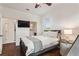 Comfortable bedroom featuring hardwood floors and ensuite bathroom at 629 Boulevard Ne, Atlanta, GA 30308