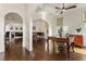 Open-concept living room boasts beautiful hardwood floors and plenty of natural light, perfect for entertaining at 629 Boulevard Ne, Atlanta, GA 30308
