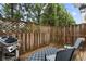 Cozy outdoor space on the back deck with grill and seating area at 632 Plaza Se Dr # 6, Kennesaw, GA 30144