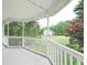 Expansive porch overlooks the peaceful backyard at 7245 W Strickland St, Douglasville, GA 30134
