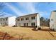 Backyard view featuring a well-maintained lawn and rear exterior of the house at 2865 Ferncliff St, Cumming, GA 30028
