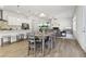 The dining area is open to the kitchen and living spaces, enhancing the seamless flow of the house at 2865 Ferncliff St, Cumming, GA 30028