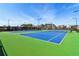 Community tennis courts with blue and green coloring at 2865 Ferncliff St, Cumming, GA 30028