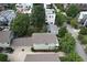 Scenic aerial view of traditional rooftops and neighborhood streets at 647 East Ne Ave, Atlanta, GA 30312
