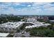 Stunning aerial view of a multi-Gathering property with beautiful landscaping and city views at 647 East Ne Ave, Atlanta, GA 30312