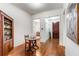 Dining area featuring hardwood floors, trim work, and ample room for a table and storage at 1717 N Decatur Ne Rd # 214, Atlanta, GA 30307