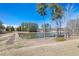 Scenic view of lake, gazebo and trees at 496 Spring View Dr, Woodstock, GA 30188