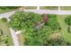 An aerial view of a home surrounded by lush green trees in a well-maintained yard at 15 Ashton Pl, Covington, GA 30016