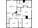Upstairs floor plan features a primary bedroom with walk-in closet, bathroom, laundry, hall, bedrooms, and bathroom at 191 Davis Ct, Hiram, GA 30141