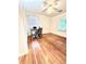 Well-lit bedroom featuring polished hardwood floors and ample space, perfect for relaxation or a home office at 135 E Hill St # 12, Decatur, GA 30030