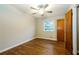 Bedroom featuring hardwood floors, natural light, and a ceiling fan at 2757 Shelley Ln, Ellenwood, GA 30294