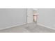 Neutral bedroom with carpeted floors and a bright white trim at 5435 Vicarage Walk, Alpharetta, GA 30005