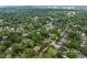 Lush green neighborhood featuring beautiful homes nestled among mature trees from an aerial perspective at 1028 Amsterdam Ne Ave, Atlanta, GA 30306