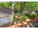 A lush backyard featuring mature trees and meticulously maintained landscaping in a desirable neighborhood at 1028 Amsterdam Ne Ave, Atlanta, GA 30306