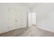 Empty bedroom with carpeted floors and double closets at 301 Fortune Ne St, Atlanta, GA 30312