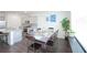 Light dining area offers seating for six and lots of natural light at 5344 Flat Rock Pt, Stonecrest, GA 30038