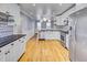 Spacious kitchen with stainless steel appliances, hardwood floors, and ample counter space at 1615 Arden Sw Dr, Marietta, GA 30008