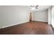 The living room features hardwood floors and a stairwell at 3335 New Heritage Dr, Alpharetta, GA 30022
